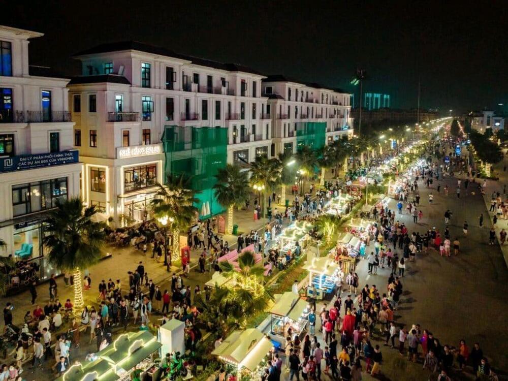 Trục San Hô và Hải Âu tập trung dày đặc nhà hàng, quán ăn và cafe tại Ocean Park 1